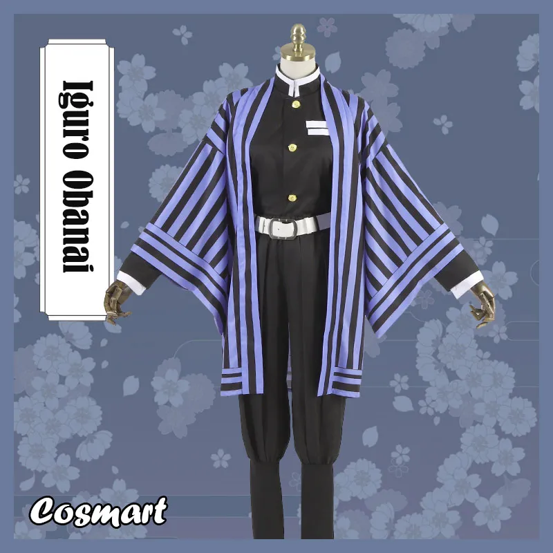 [Stock] аниме рассекающий демонов киметсу no Yaiba Iguro Obanai Косплей Костюм Кимоно