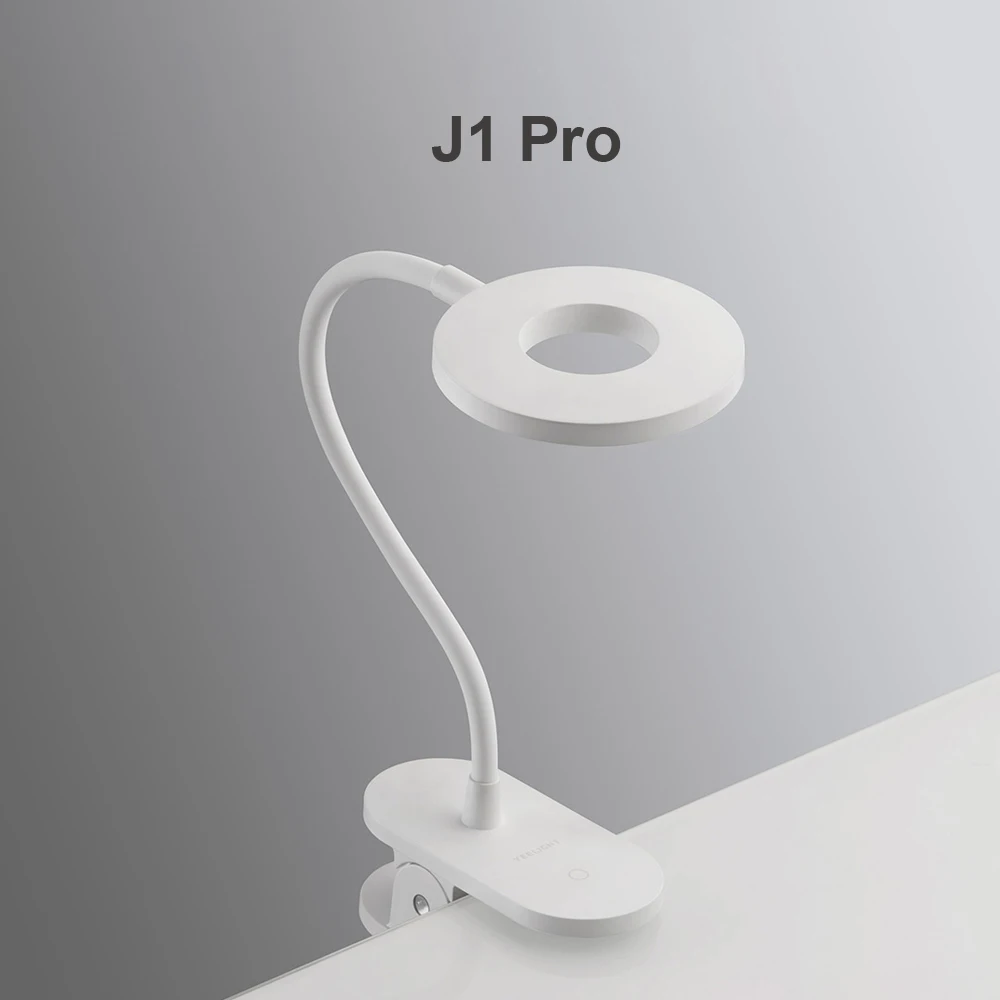 Xiaomi Yeelight светодиодный настольный светильник для глаз настольная лампа USB Настольная лампа с аккумулятором лампа с затемнением для чтения лампа для спальни офиса - Цвет: J1 Pro