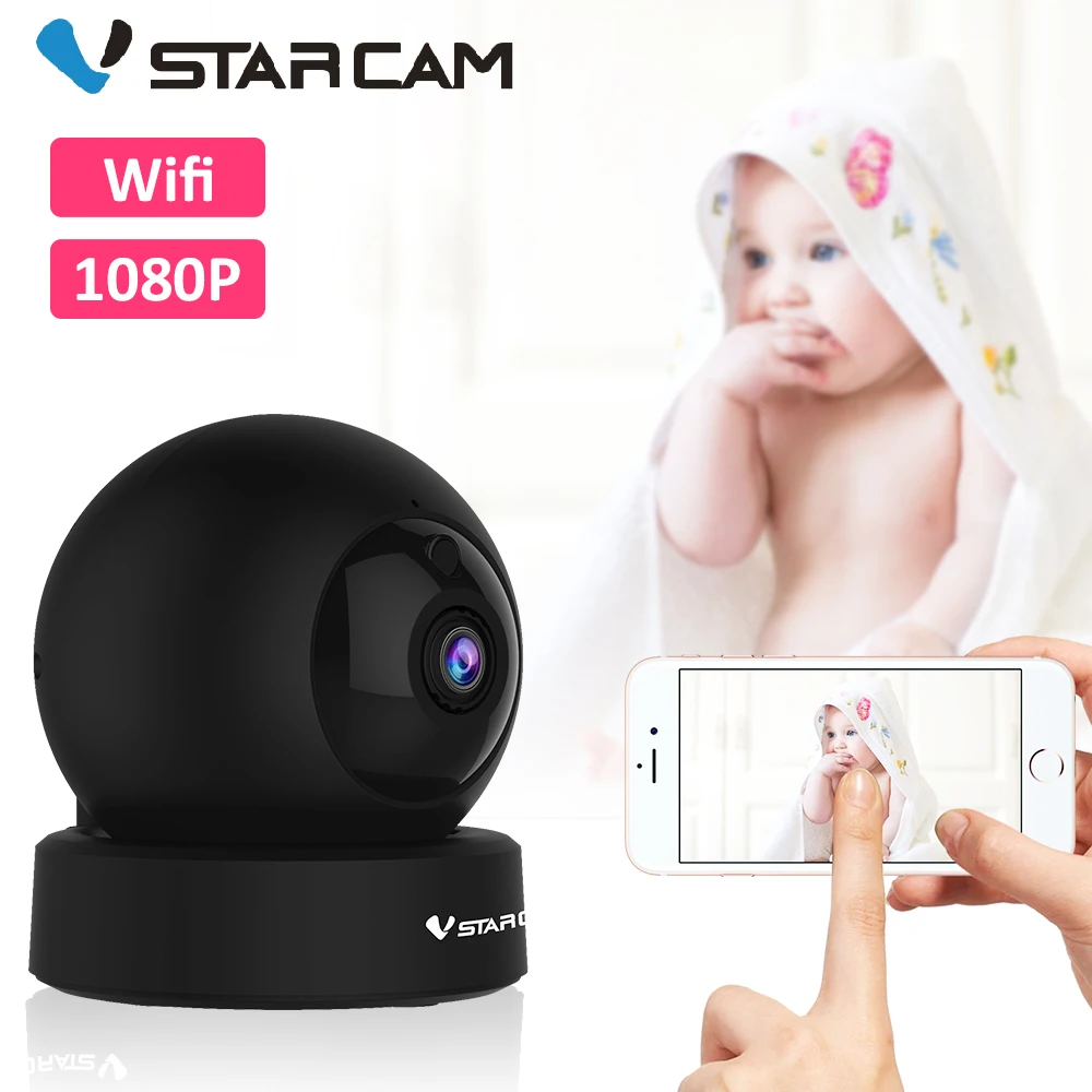 Vstarcam 2MP 1080P Wifi Video Baby Monitor Two Way Audio Baby Camera IR Night Vision Baby Motion Detection Alarm to Smart Phone