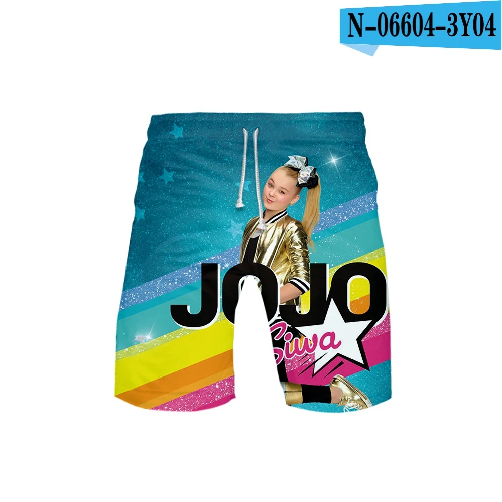 JOJO SIWA напечатанные 3D пляжные шорты Мужская модная уличная одежда шорты Горячая Распродажа Harajuku модная летняя одежда - Цвет: 3
