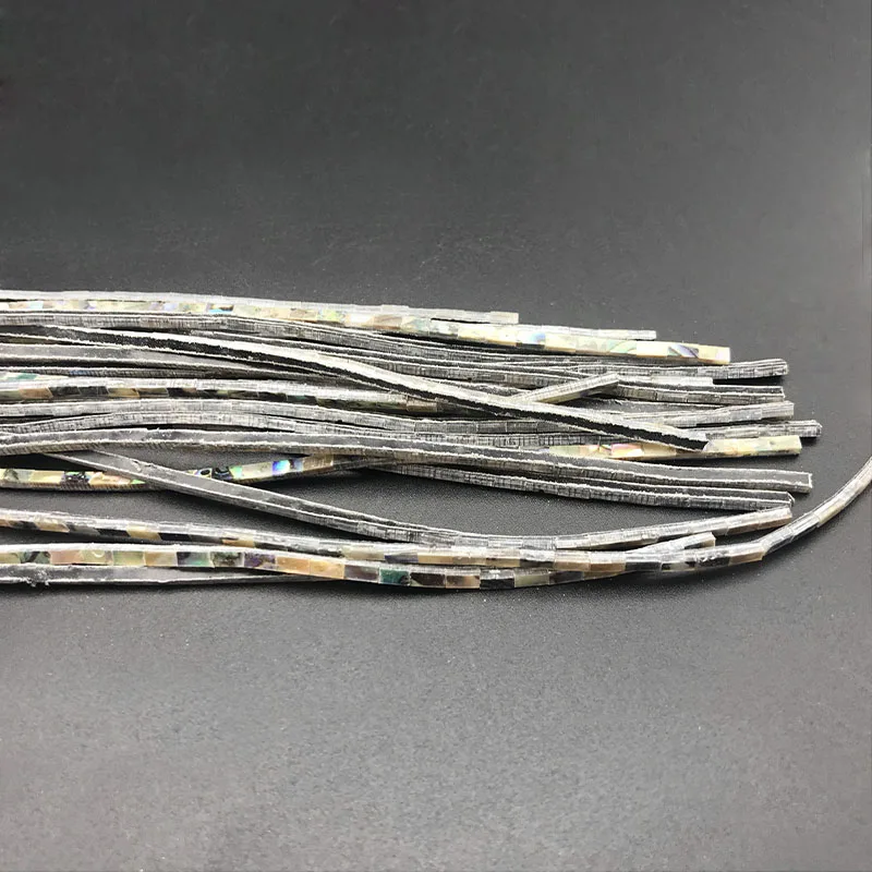 2/5pcs Abalone Shell Guitar Binding Purfling Strips Inlay White Pearl for Guitar Mandolin