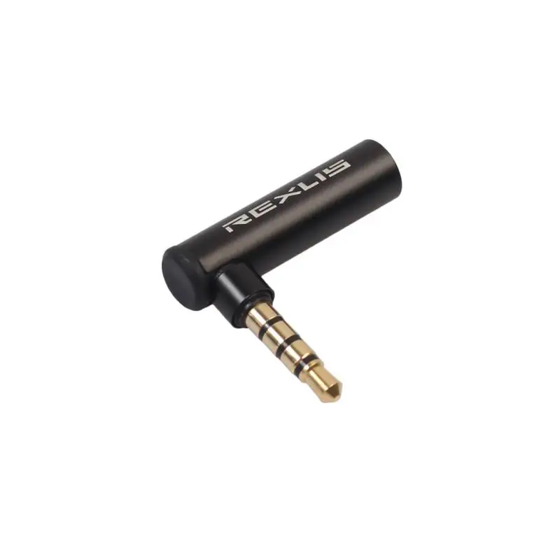 

90 Degree Right Angled 1/5PC 3.5mm Male to Female Adapter Audio Microphone Jack Stereo Plug Connector