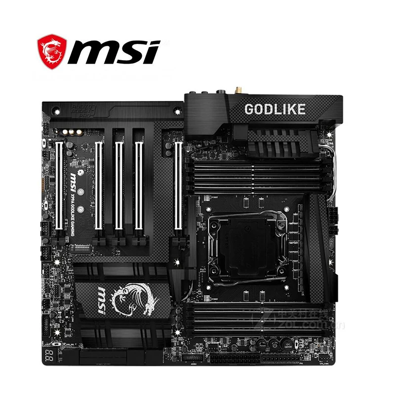 Для игровой карбоновой материнской платы MSI X99A Godlike LGA 2011 V3 DDR4 для Intel X99M настольная