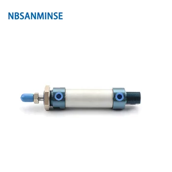 

NBSANMINSE MAL Round cylinder 16 20 25 32 40 mm Pneumatic air cylinder Automation Industry Machine Parts Aluminum Cylinder