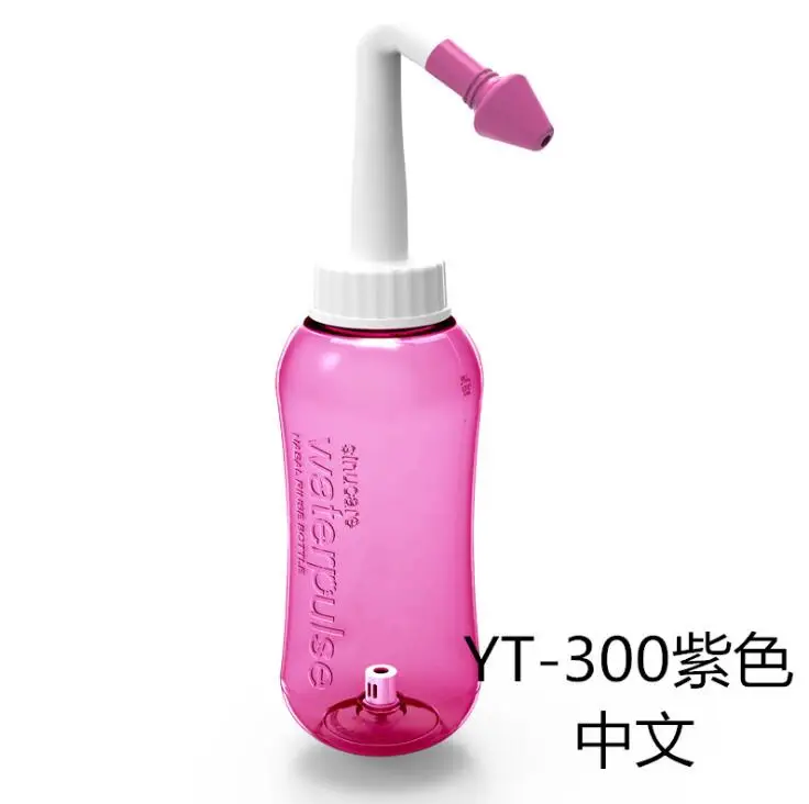 Чистка носа для взрослых и детей, синуситовая защита для носа, очищает от аллергического ринита, 500 мл - Цвет: Фиолетовый