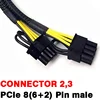 Top Deals PCI-E 6 Pin to Dual PCIe 8 Pin (6+2) Image Card PCI Express Power Adapter GPU VGA Y-Splitter Extension Cable ► Photo 2/6