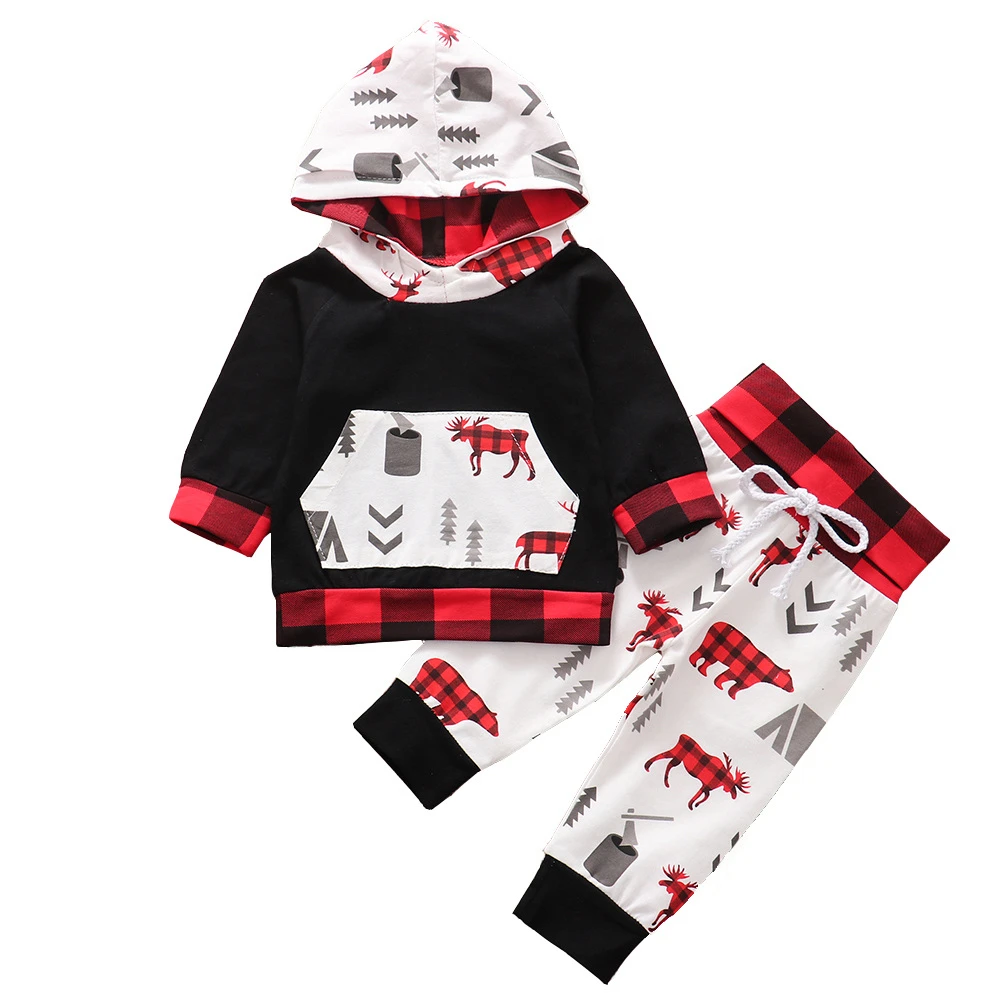infant red hoodie