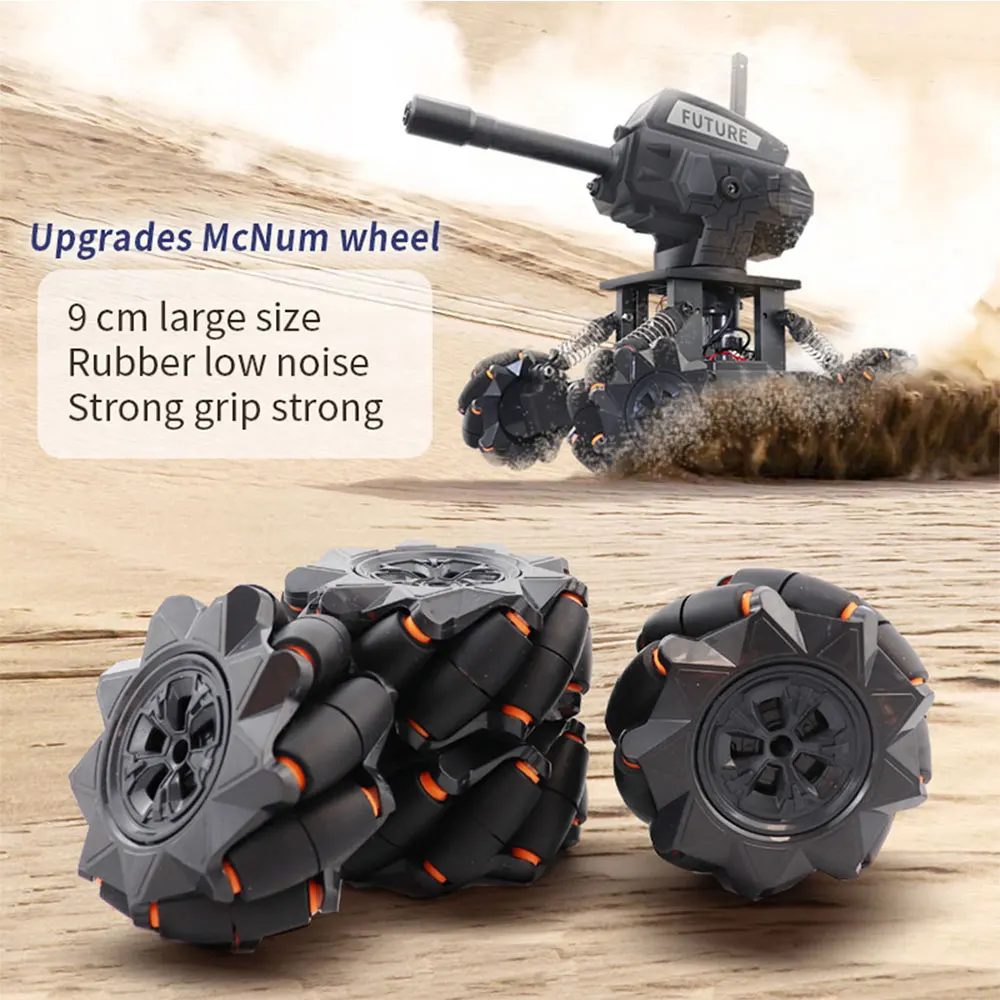 DIY 4WD Водяная бомба Mecha RC боевой автомобиль Танк Игрушка детский программируемый с