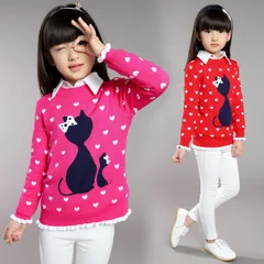 Детская одежда; Детский свитер; сезон осень-зима; стильный свитер; вязаная рубашка для девочек; Детский свитер; жилет; детская одежда
