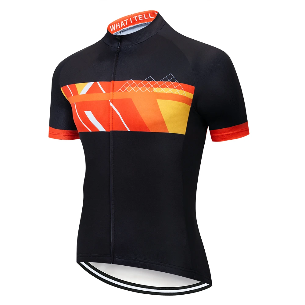 Летняя белая/черная велосипедная одежда с коротким рукавом, топ MTB, велосипедная майка, дышащая велосипедная одежда, ciclismo ropa hombre - Цвет: 2