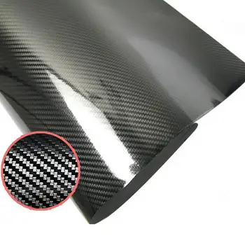 

No Residual Adhesive Stretch Extension Strong Durable 5D Car Film Stereo Bright Carbon Fiber Sticker
