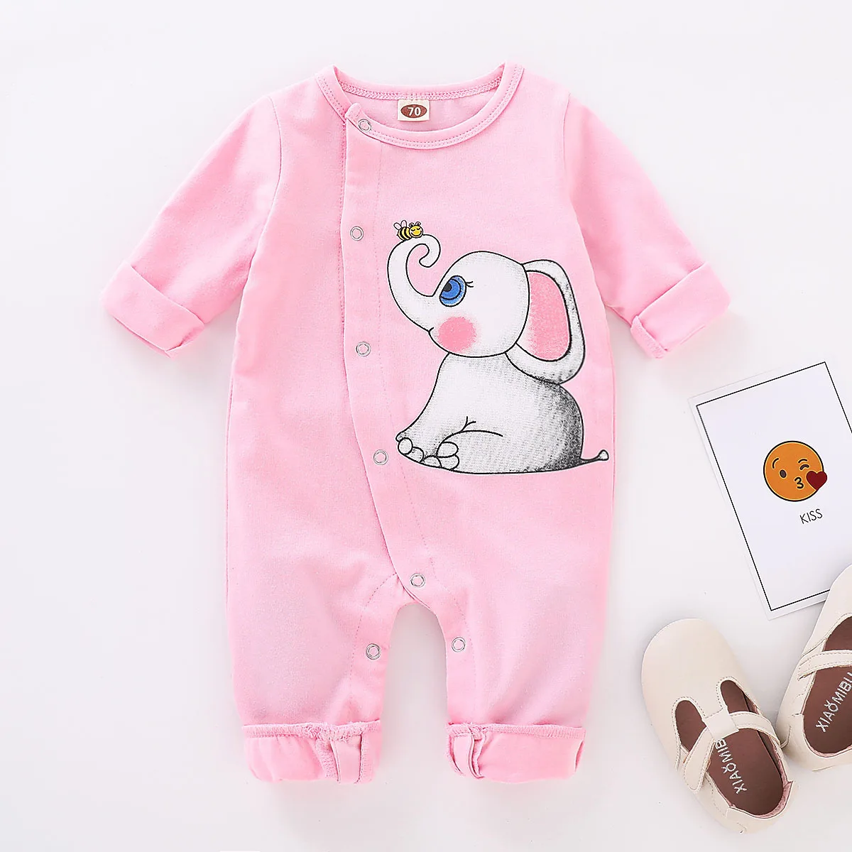 Little Elephant Newborn Baby Clothes Cotton Long Sleeve Spring Autumn