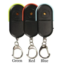 Moda Mini chroniący przed zgubieniem lokalizator kluczy Anti-Lost alarmowy lokalizator kluczy lokalizator kluczy brelok do kluczy z lokalizatorem dźwięk gwizdka z oświetleniem LED