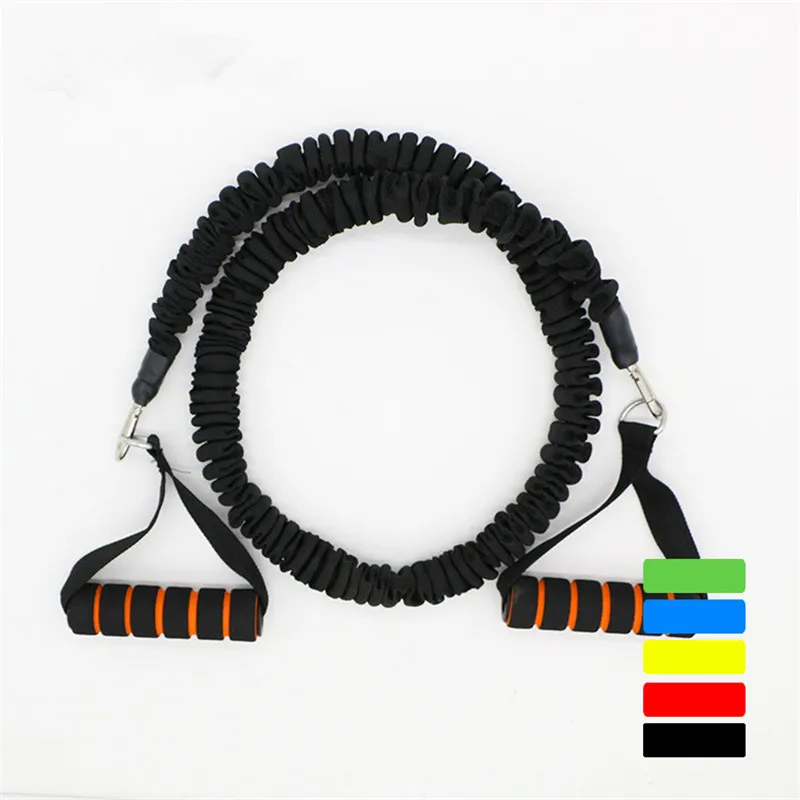 5 Colors Yoga Pull Rope Fitness Resistance Bands Exercise Tubes Practical Training Elastic Band Rope Yoga Workout Cordages 5 Colors Yoga Pull Rope Fitness Resistance Bands Exercise Tubes Practical Training Elastic Band Rope Yoga Workout Cordages