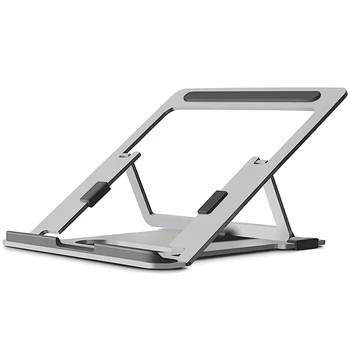

Portable Height Adjustable Folding Laptop Stand,Aluminum Stand Compatible with Pro/Air Any Laptops