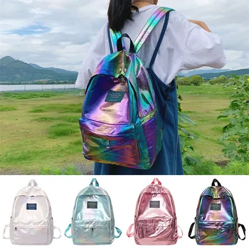 

Large Capacity Female School Bag 2020 Solid Color Waterproof Casual Backpack School Bag mochila feminina сумка рюкзак женская