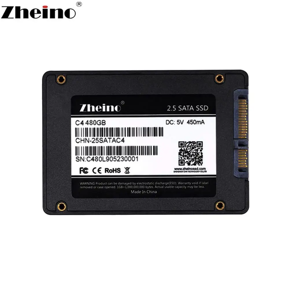 Zheino 2," SATA3 SSD C4 240GB 480GB Внутренний твердотельный жесткий диск для настольного ноутбука