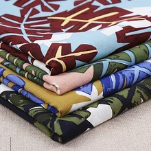 Lychee Life 50x140 см растительный печатный материал модные красочные ткани Ручное шитье для поделок одежда поставки украшения