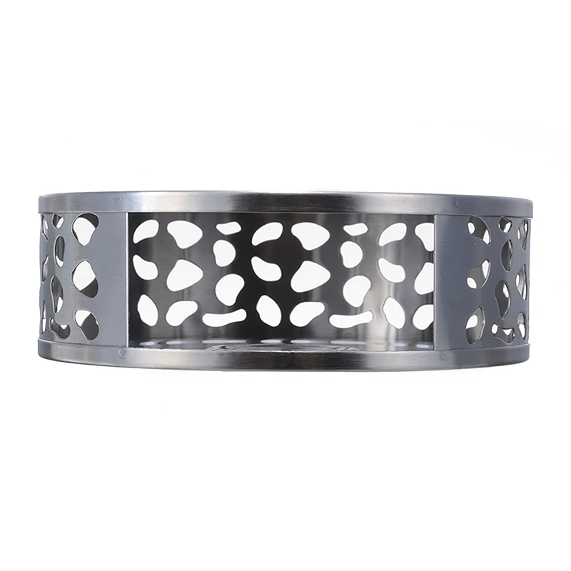 Круглый полый чайный горшок нагреватель Портативный светильник подсвечник