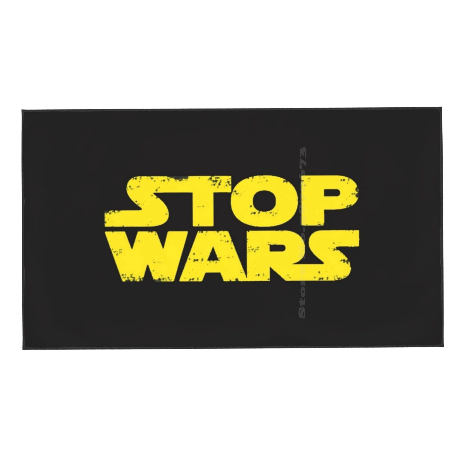Stop Wars 3D Print Bath Towel Strong Water Absorption Antiwar War Peace Movie Cnd | Дом и сад