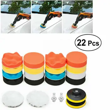 

Waxing Polishing Sponge Pads Kit 3inch Compound Sucker Thread With Shank