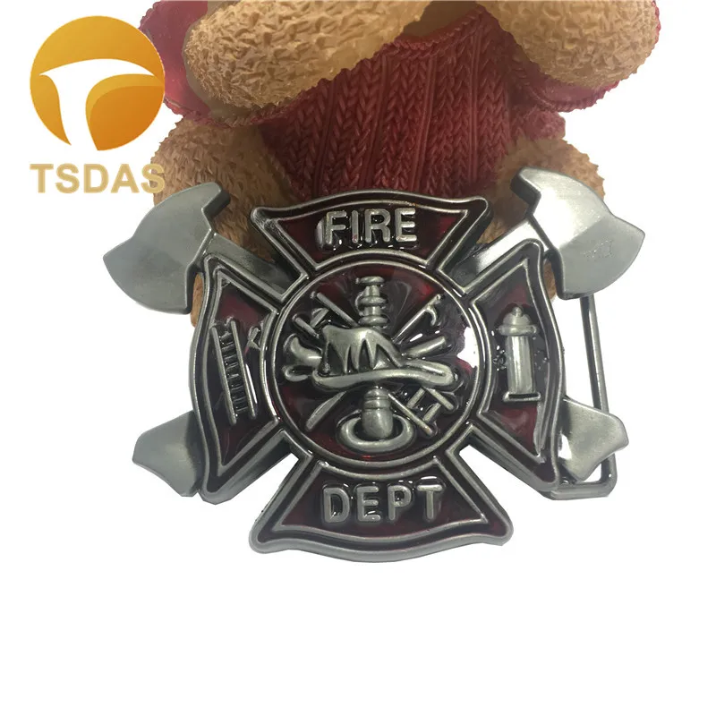 1 шт. модная пряжка для ремня 3D FIRE FIGHTER подходит широкого 3 8 4 см 92*63 мм