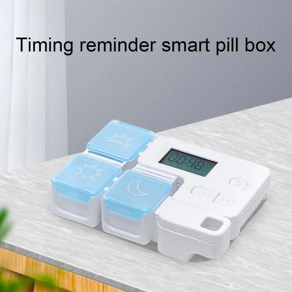 Portable Pill Popper Memory Aid Medication Dose Tracker Reminder