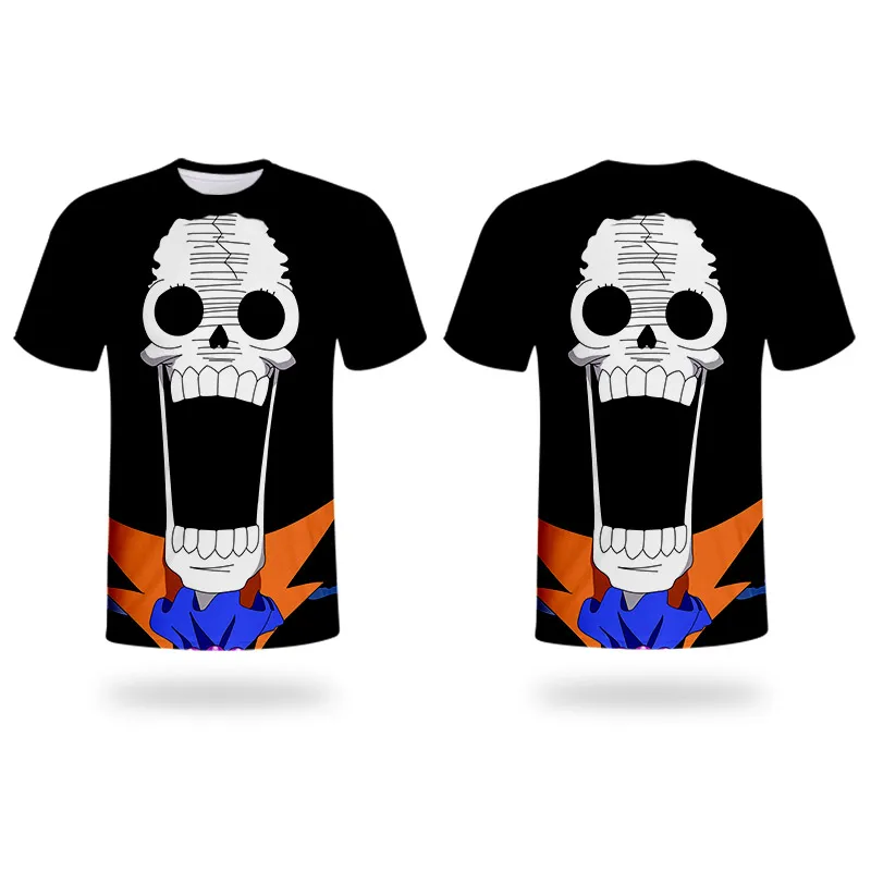WHOSONG прыгающий аниме мультфильм One Piece 3D футболка Luffy Portgas D. Забавная Ace мужская