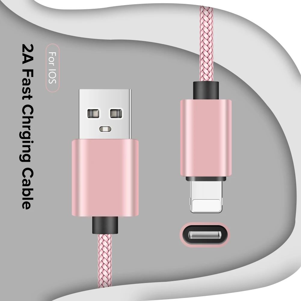 Высокое качество Быстрая зарядка для lightning micro type c usb кабель передачи данных для телефона планшета ручной работы 3 м анти электричество