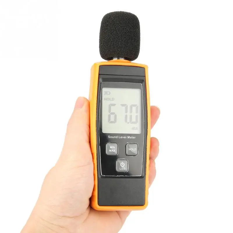 1 pcs GM1359 Mini Sound Level Meter Digital LCD Noise Tester DB Environmental practical Measuring Instrument | Инструменты