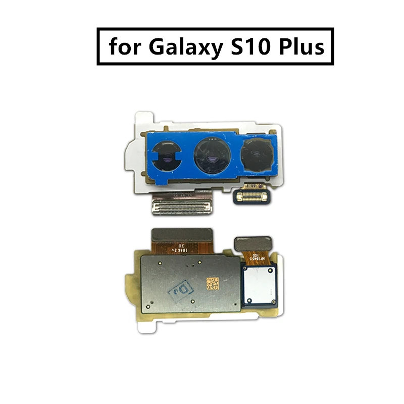 Для samsung Galaxy S10 Plus задняя камера большая Задняя Основная камера Модуль гибкий кабель в сборе запасные части для ремонта