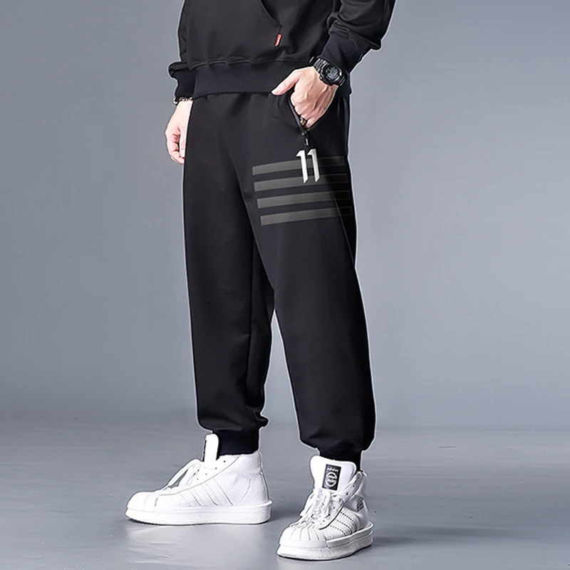 Big Size Pants Men Jogger Streetwear Casual Harem Pant Oversize Sweatpants Elastic Waist Black Trouser Plus Size 6XL 7XL