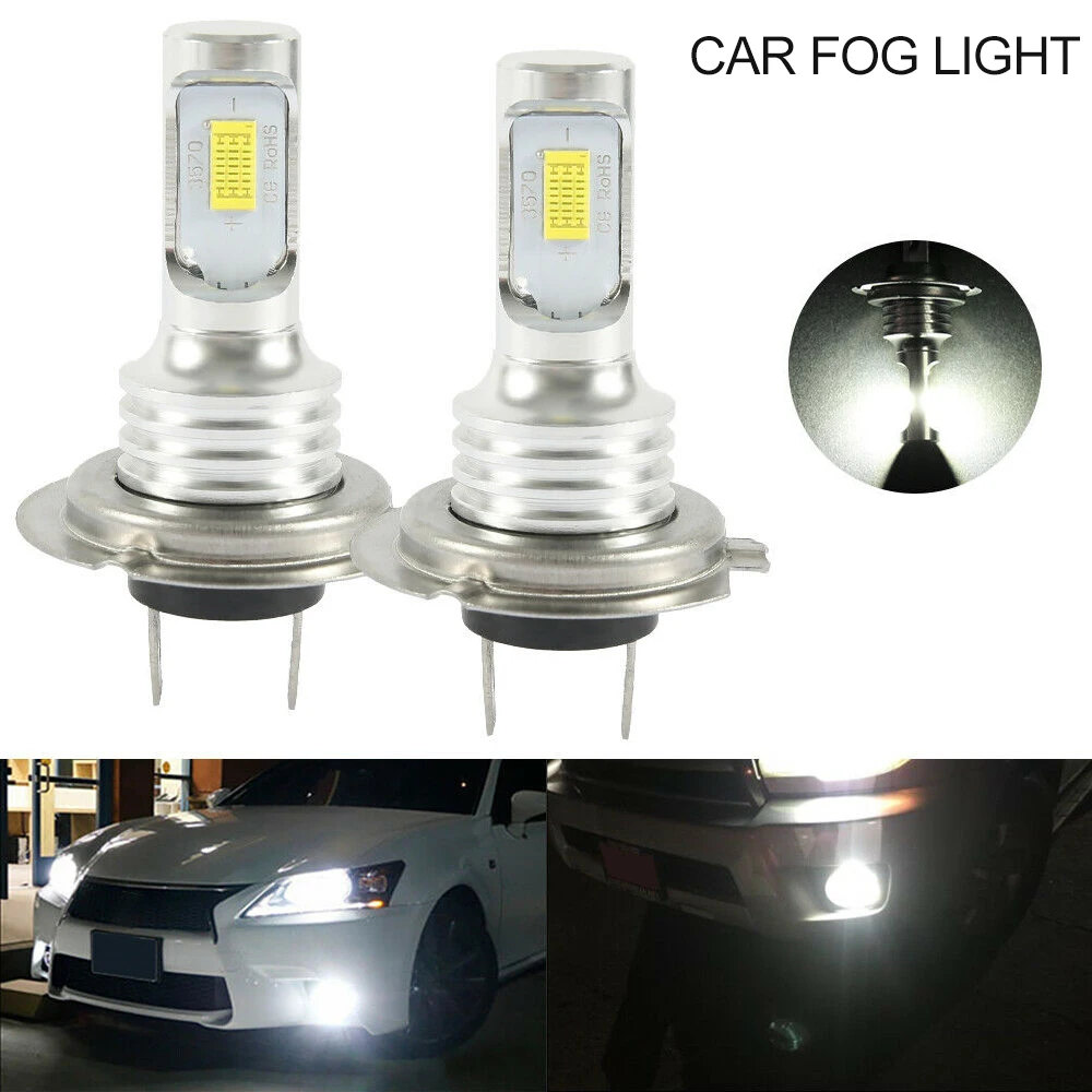 Conduziu a Lâmpada do Farol do Carro Lâmpada do Farol para Carros Acessórios do Carro da Lâmpada de Nevoeiro do Carro para o Automóvel 8000k 2pc h7 Bulbs12v 24v 6000k 2 Farol nebl. carro