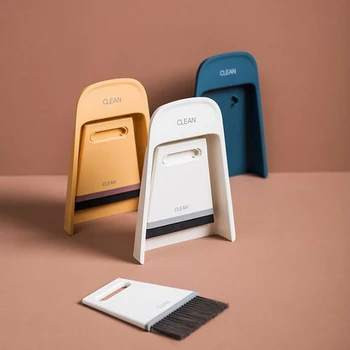 

Broom And Dustpan Combination Set Household Soft Fur Magic Small Broom Desktop Cleaning Brush Wiper Cleaning Tool Set