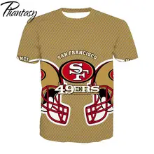 Phantasy 2020 San Francisco 49ers Casual Camisa hombres camisetas deportivas hombres camiseta fútbol americano Rugby