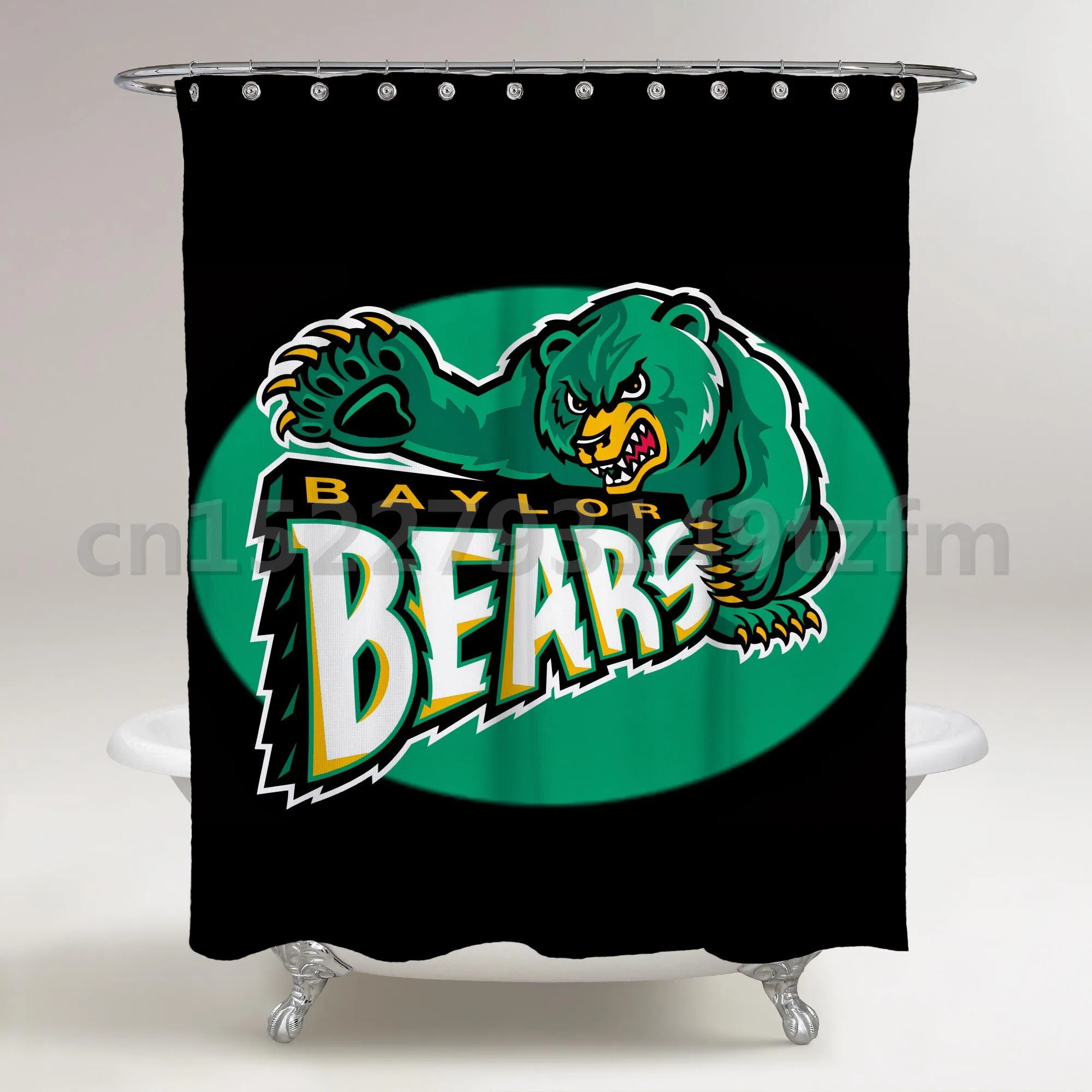 Водонепроницаемый занавеска для душа s Baylor Bears занавеска для душа s принт полиэстер ткань занавеска для ванной комнаты с 12 крючками