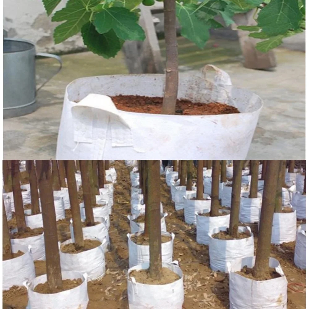 10 шт./компл. нетканый мешок для выращивания цветов Дерево Ткань горшки контейнер для проращивания горшок для растений с ручной посадки цветы сумки выращивания культуры