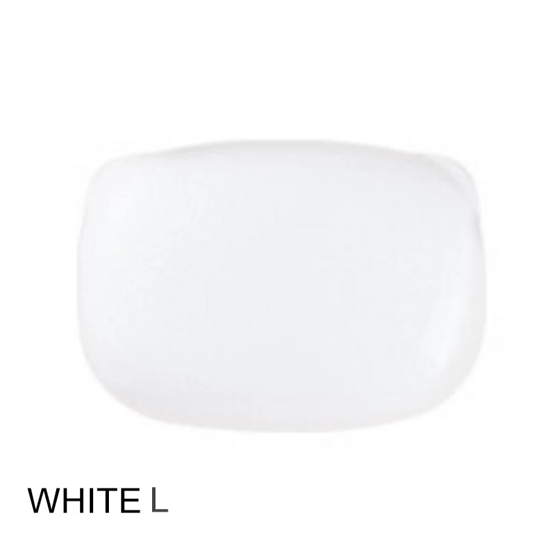 white L 1 шт. дорожный держатель для походов, Экологичная мыльница, мыльница, пластиковая коробка для ванной, портативная одноцветная мыльница - Цвет: white L