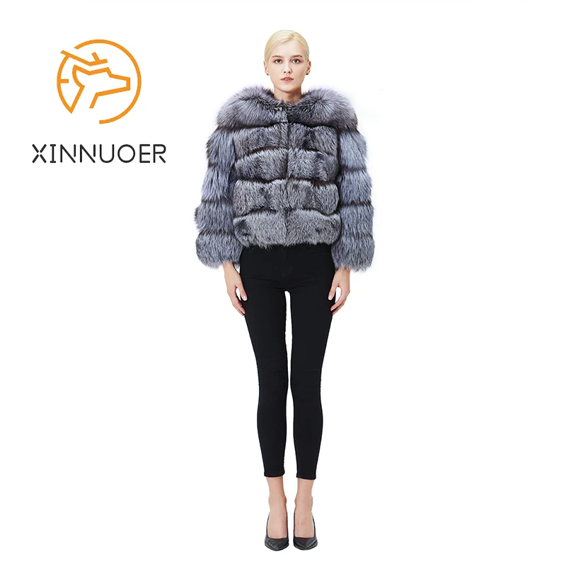 

Natural Fox Fur Coat Winter Fashion Luxury Charming Fur Jacket Ladies Outdoor Warm Casual Business Jacket New Products In 2021