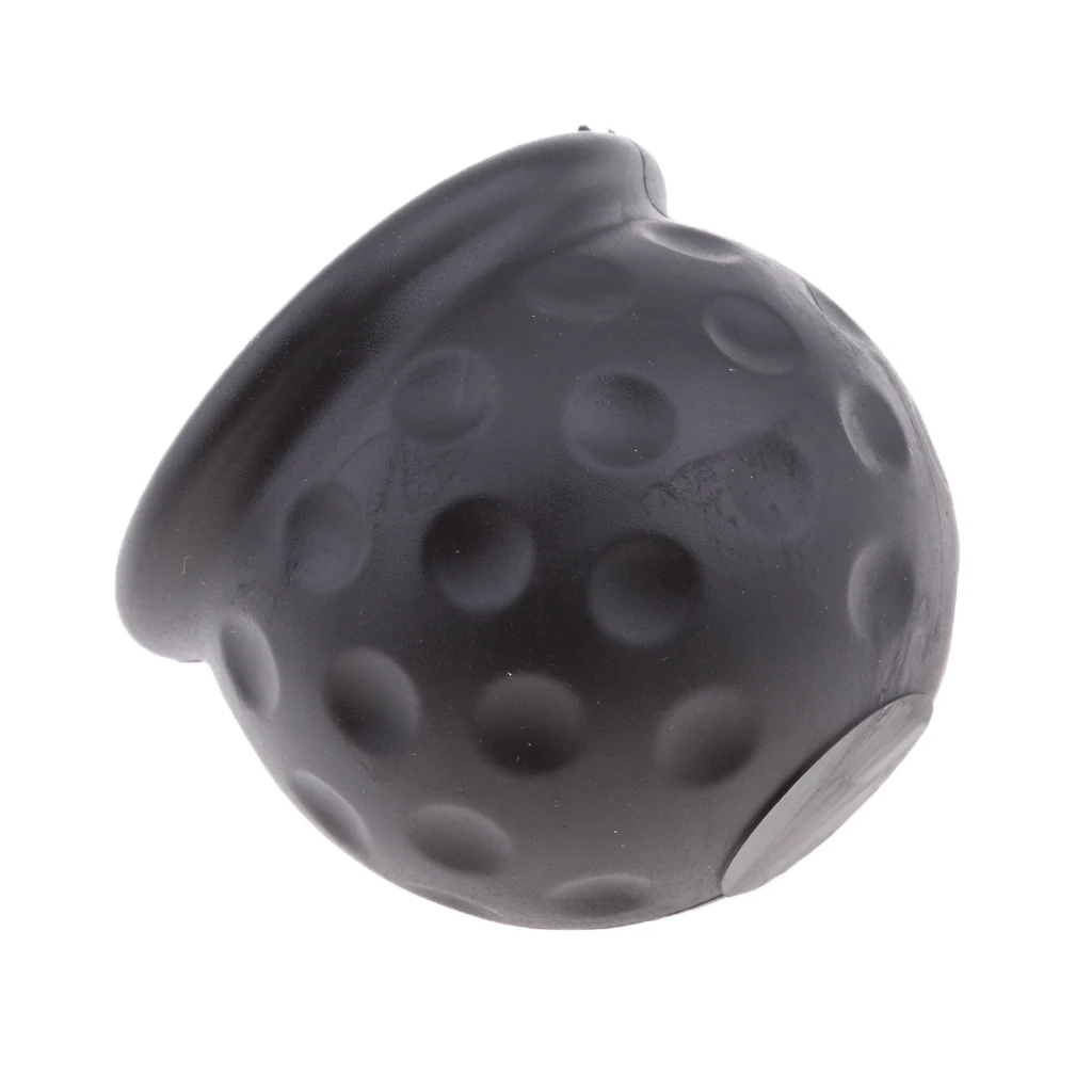 Pack of 2 Black Towing Hitch Towball Cap Covers for Trailer Van Car Auto Inner Diameter: 50mm /2 inch