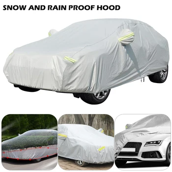 

Snow and Rainproof Car Cover Outdoor Sun Protection Cover Car Mirror Dustproof Rain Protection Snow Suv Car Protection Cover