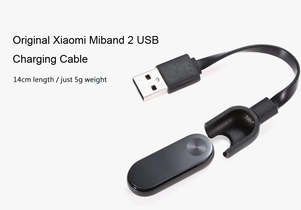 14 см портативный USB кабель для быстрой зарядки Xiaomi Miband 2 BK usb удлинитель prolunga mini