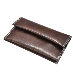 Luxurious Handcrafted Leather Tobacco Holder (Brown)