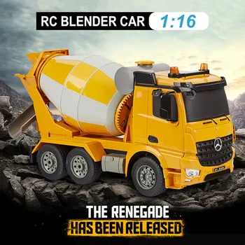 

1:16 RC Mixer Truck 4WD RC Truck Remote Control Concrete Mixer Trucks Electric Engineering RC Vehicles Model Toys For Boys