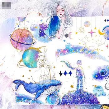 

500sets/lot Whale Kawaii Journal Diary My Melody Japanese Small Diy Travel Paper Cute Stickers Scrapbooking Flakes Stationery