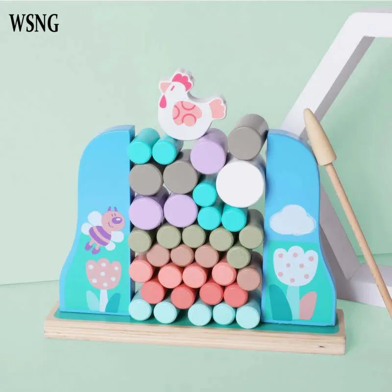WSNG детские строительные блоки для раннего развития баланс родителей и детей