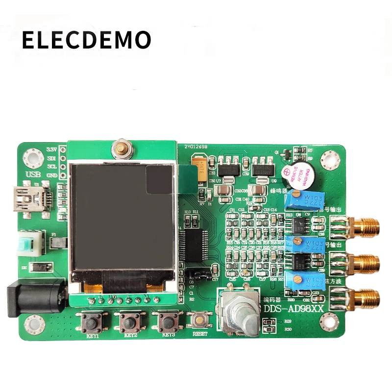 Módulo Dds de Alta Velocidade Ad9851 Gerador de Sinal com Programa de Envio Lcd Compatível com Função de Varredura 9850 Acessórios p/ quadro de demonstração - Imagem 4