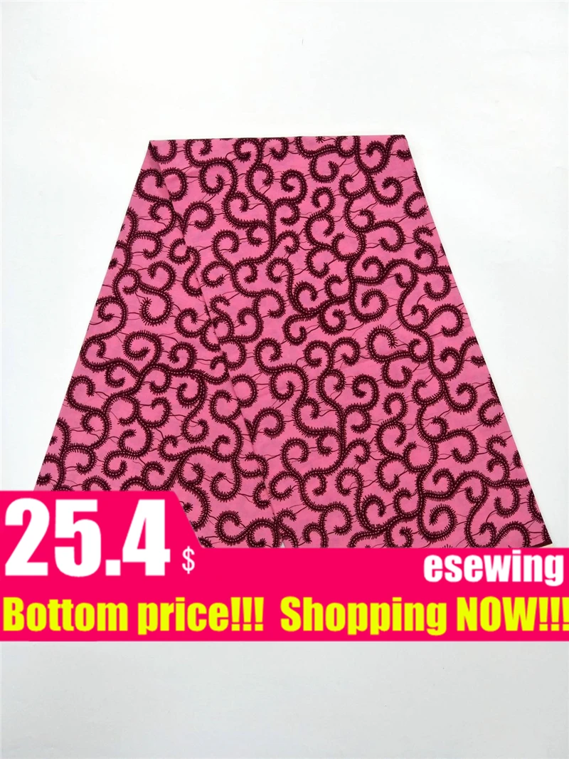 Новая африканская настоящая восковая Ткань 6 ярдов Хлопок Анкара Нигерия Гана Голландский Настоящий Воск для лоскутного шитья африканские платья 12105