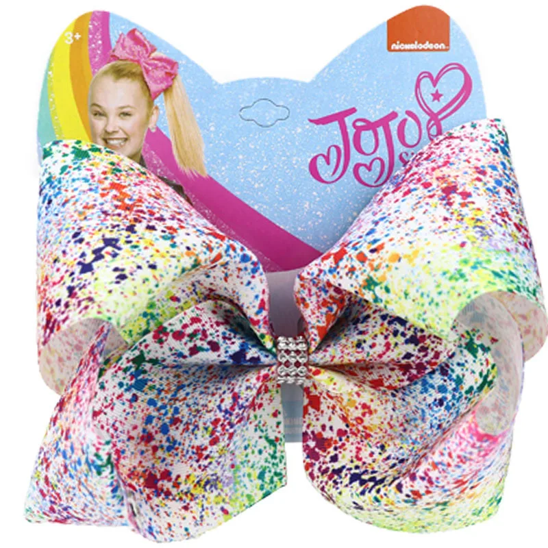 640-6 17 шт./лот " Jojo Siwa бант для волос для девочек Jojo Siwa детский зажим для волос Vanlentine день аксессуары для волос для девочек - Цвет: 640-6