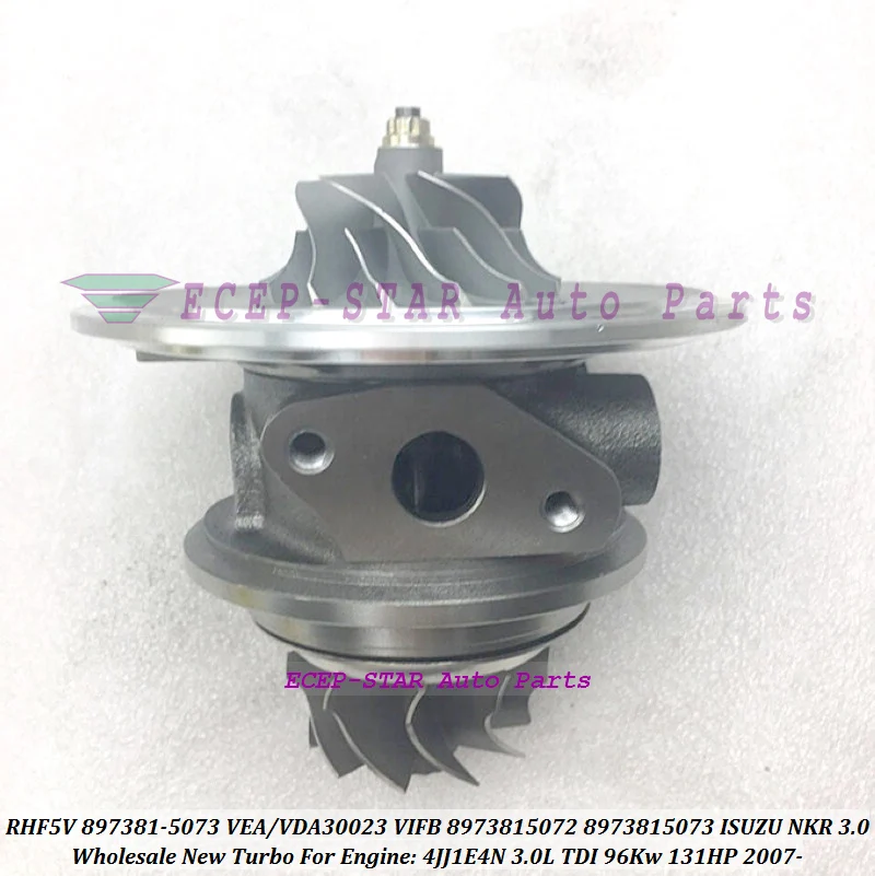 Турбо-картридж CHRA RHF5V 897381-5073 8973815073 8973815072 8973815070 VDA30023 для ISUZU грузовик 3.0L TDI 4JJ1E4N 4JJ1-N 91k